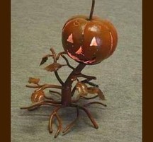 手作りハロウィングッズ　かぼちゃランプ